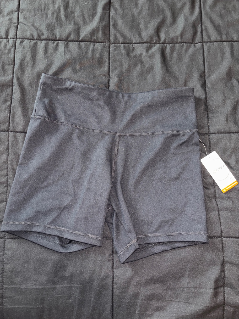 Jockey moisture wicking Women’s High-Waist Black Active Shorts small NWT